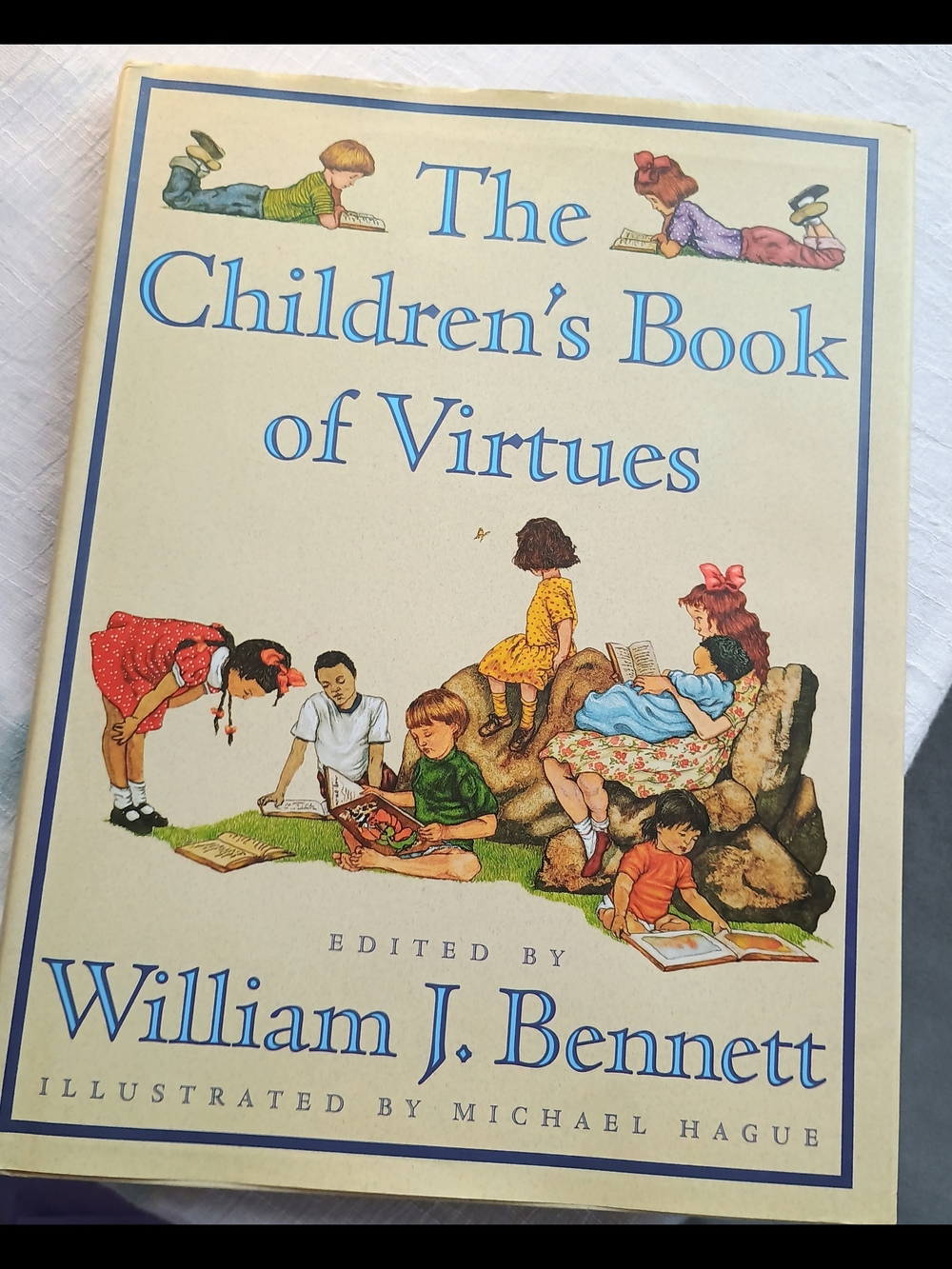 🤸🏻‍♂️ KIDS CORE🤸🏻‍♂️ VTG 1995 The Children's Book of Virtues, Childhood Core